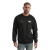 Men's black hooded sweatshirt Crew