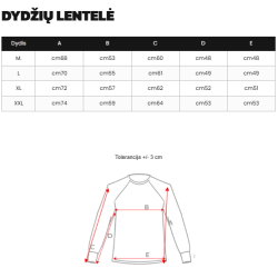 Vyriškas baltas džemperis be gobtuvu Risk