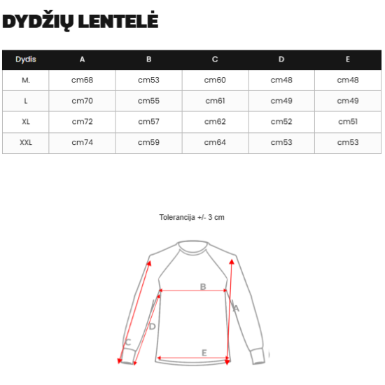 Vyriškas baltas džemperis be gobtuvu Risk Džemperiai su užrašais