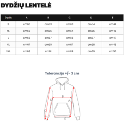 Vyriškas rusvas džemperis su gobtuvu Carla