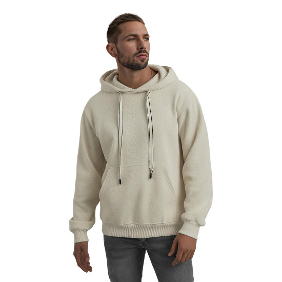 Vyriškas rusvas džemperis su gobtuvu Carla Džemperiai su gobtuvu