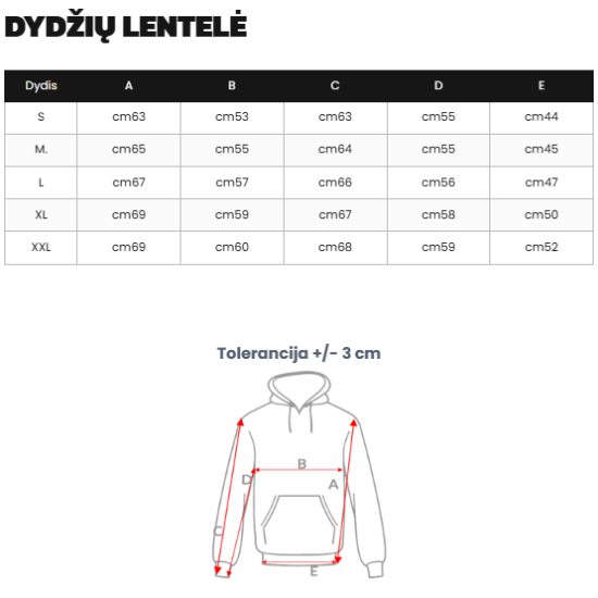 Vyriškas juodas džemperis su gobtuvu Sport Džemperiai su gobtuvu