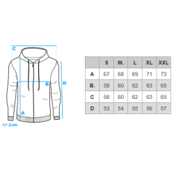 Vyriškas baltas džemperis Ombre