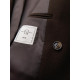 Vyriškas tamsiai rudas paltas Elegant V4 OM-COWC-0120 - Vyriškos Striukės ir Paltai Vyriškas tamsiai rudas paltas Elegant Paltai