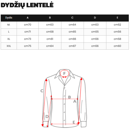 Vyriški tamsiai mėlyni marškiniai Royal Marškiniai