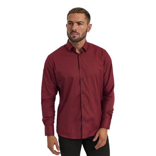Vyriški bordo spalvos marškiniai Royal Marškiniai