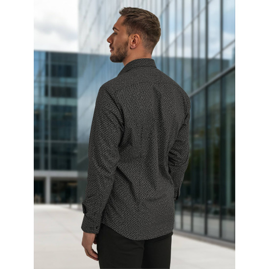 Vyriški juodi marškiniai Royal Marškiniai