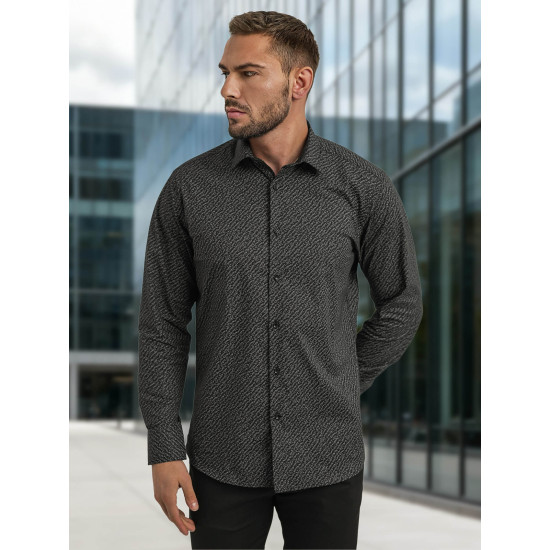 Vyriški juodi marškiniai Royal Marškiniai