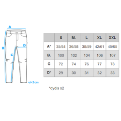 Vyriškos šviesiai rudos spalvos laisvalaikio kelnės Performance