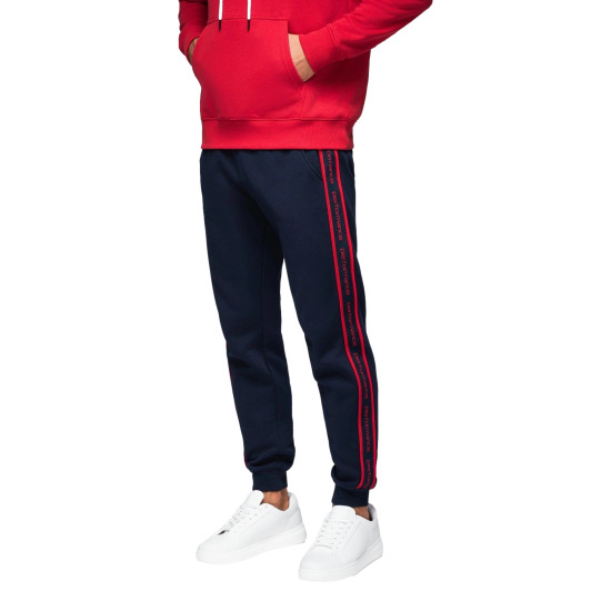 Vyriškos tamsiai mėlynos spalvos laisvalaikio kelnės Performance Laisvalaikio kelnės