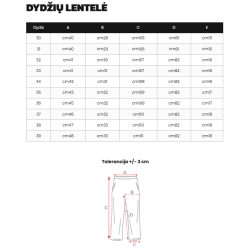 Vyriškos juodos chino kelnės Reno Vyriškos juodos chino kelnės Reno