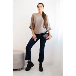 Moteriškas rusvas megztinis Avril