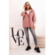 Women's pink stirrup Evelin Women's jackets