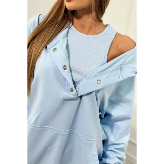 Moteriškas mėlynas 3 dalių komplektas Kimi Moteriški komplektai