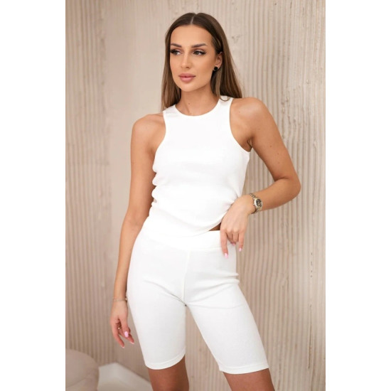 Moteriškas baltas 3 dalių komplektas Kimi Moteriški komplektai