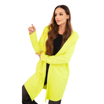 Women's yellow cardigan with buttons Alison