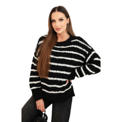 Moteriškas juodas megztinis Soft Moteriškas juodas megztinis Soft