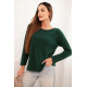 Moteriškas tamsiai žalios spalvos megztinis Romil Moteriški megztiniai