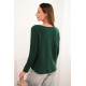 Moteriškas tamsiai žalios spalvos megztinis Romil Moteriški megztiniai