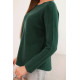 Moteriškas tamsiai žalios spalvos megztinis Romil Moteriški megztiniai