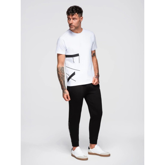 Vyriškos juodos spalvos laisvalaikio kelnės Imek Laisvalaikio kelnės