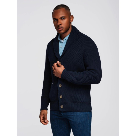 Vyriškas tamsiai mėlynas megztinis Roy Megztiniai