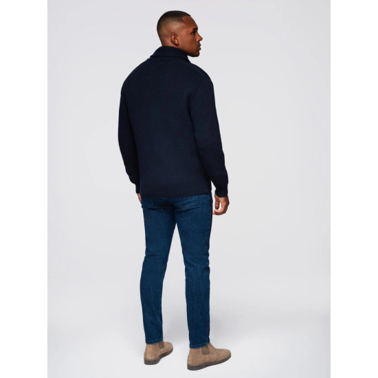 Vyriškas tamsiai mėlynas megztinis Roy Megztiniai