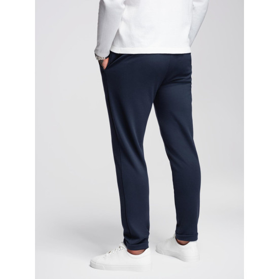 Vyriškos tamsiai mėlynos spalvos kelnės Sence Klasikinės kelnės