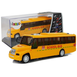 Mokyklinis autobusas su šviesomis