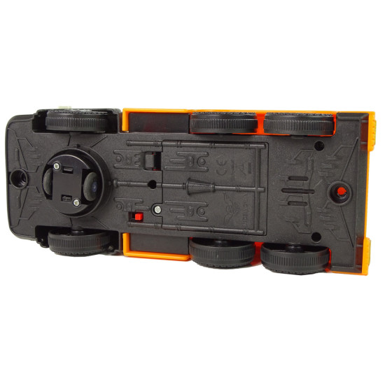 Greitosios pagalbos automobilis su šviesos efektu Tarnybiniai automobiliai