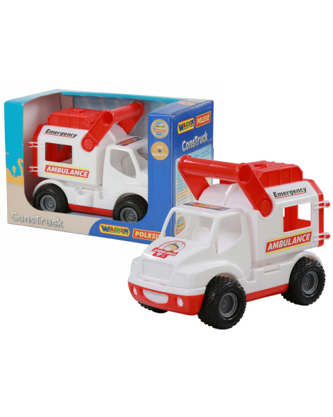 Baltas greitosios pagalbos automobilis