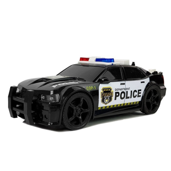 Policijos automobilis su garso ir šviesos efektais Tarnybiniai automobiliai
