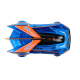 Sports car driving on the walls and ceiling with a blue laser Radijo bangomis valdomi žaislai