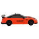 Nuotoliniu būdu valdomas sportinis automobilis R/C 1:24 oranžinės spalvos keičiamais ratais Radijo bangomis valdomi žaislai
