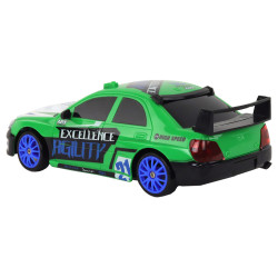 Nuotoliniu būdu valdomas sportinis automobilis R/C 1:24 Žalia keičiami ratai