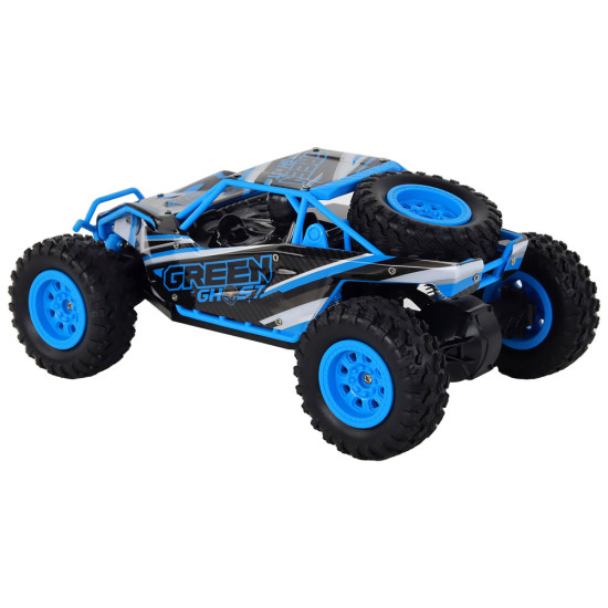 Nuotoliniu būdu valdomas visureigis R/C 1:24 mėlynas Radijo bangomis valdomi žaislai