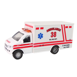 Greitosios pagalbos automobilis su trinties pavara