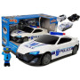 Poliisiauto ja poliisin hahmo