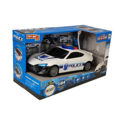 Policijos automobilis su policininko figurėle