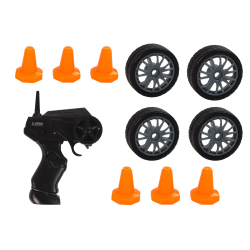 DRIFT ralio automobilių rinkinys+ R/C nuotolinio valdymo pultas ir priedai Greitis iki 15 km/val.