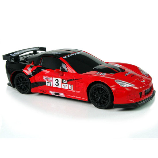 Sportinis automobilis R/C 1:24 Corvette C6.R raudonas 2.4 G žibintai 9735 - Žaislai Sportinis automobilis R/C 1:24 Corvette C6.R raudonas 2.4 G žibintai Radijo bangomis valdomi žaislai