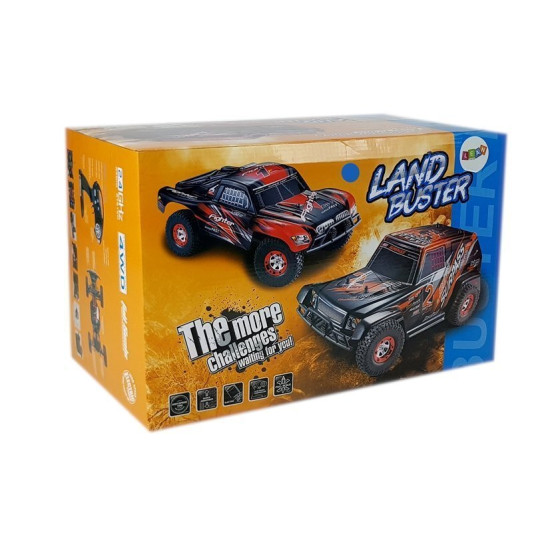 Nuotoliniu būdu valdomas automobilis FY-01 4x4 Pick Up 1:12 R/C 40 km/h mėlyna Radijo bangomis valdomi žaislai