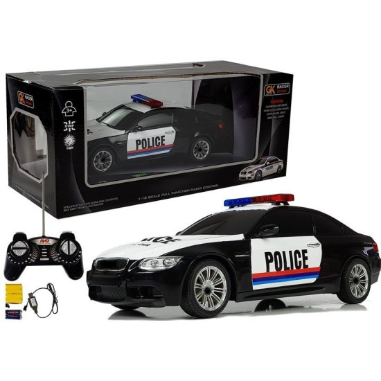 RC automobilis Policija 1:18 R / C 4862 - Žaislai RC automobilis Policija 1:18 R / C Radijo bangomis valdomi žaislai