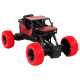 Nuotoliniu būdu valdomas automobilis R/C 1:18 raudonos spalvos. Radijo bangomis valdomi žaislai