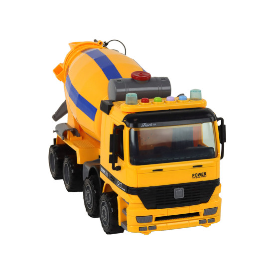 Oranžinė besisukanti betono maišyklė 17364 - Žaisliniai automobiliai Oranžinė besisukanti betono maišyklė Statyba ir žemės ūkis
