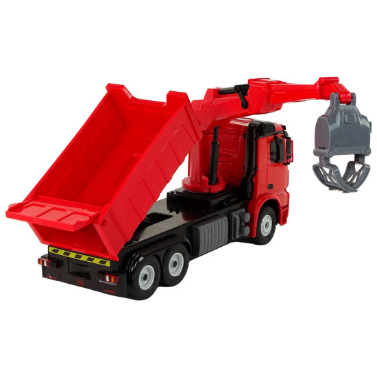 Mercedes Rastar Grab Truck Raudona Radijo bangomis valdomi žaislai