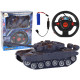 R/C tankas Nuotoliniu būdu valdomi žibintai garso Navy Blue 1:18 27MHz 17276 - Žaislai R/C tankas Nuotoliniu būdu valdomi žibintai garso Navy Blue 1:18 27MHz Radijo bangomis valdomi žaislai