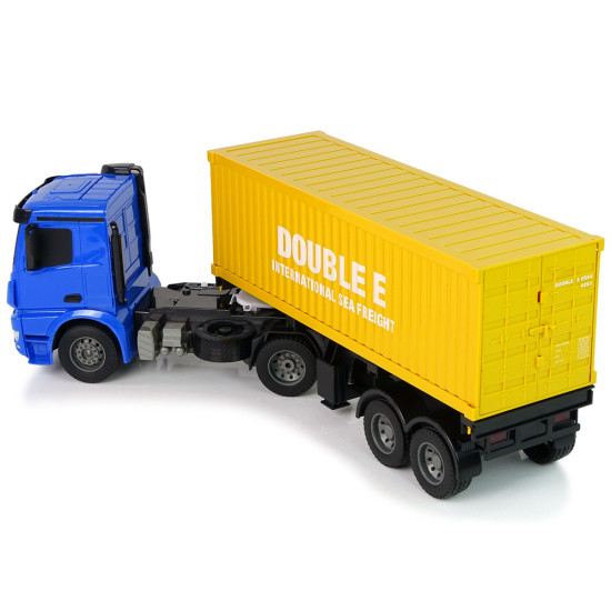 Didelis R/C sunkvežimis Mercedes Arocs Blue 1:20 Konteineris 58 cm ilgio Radijo bangomis valdomi žaislai