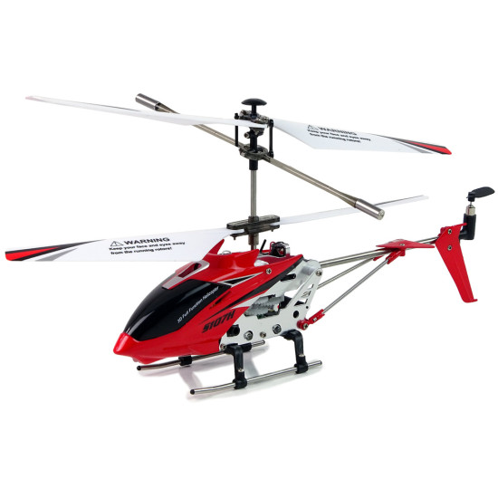 SYMA S107H nuotoliniu būdu valdomas sraigtasparnis 2.4G Raudona 12649 - Žaislai SYMA S107H nuotoliniu būdu valdomas sraigtasparnis 2.4G Raudona Radijo bangomis valdomi žaislai