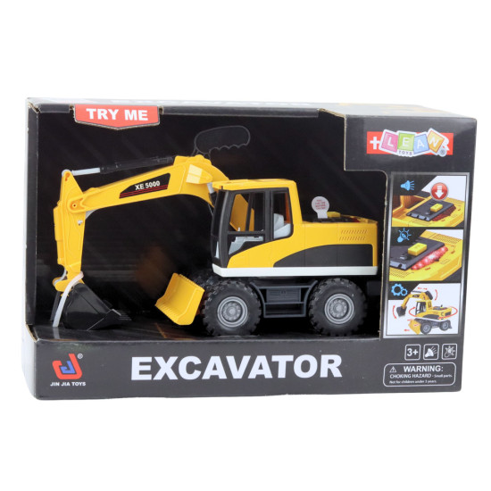 Ekskavatorius-buldozeris su šviesos ir garso efektais Statyba ir žemės ūkis